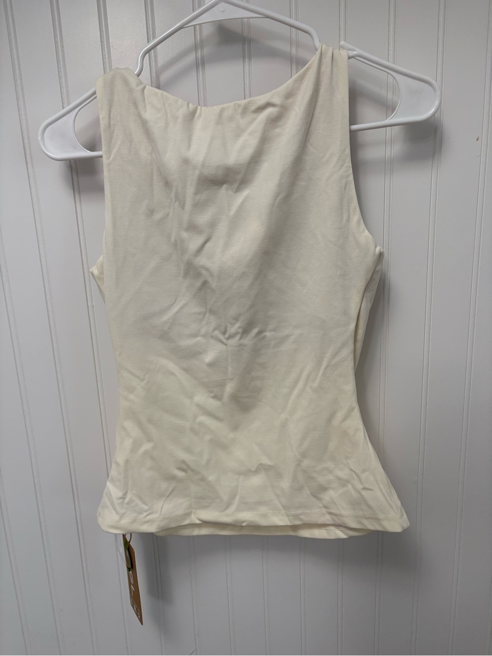 OGL Women's Cream Scoop Neck Tank Top